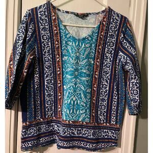 Onque Casual Boho Embellished Top
